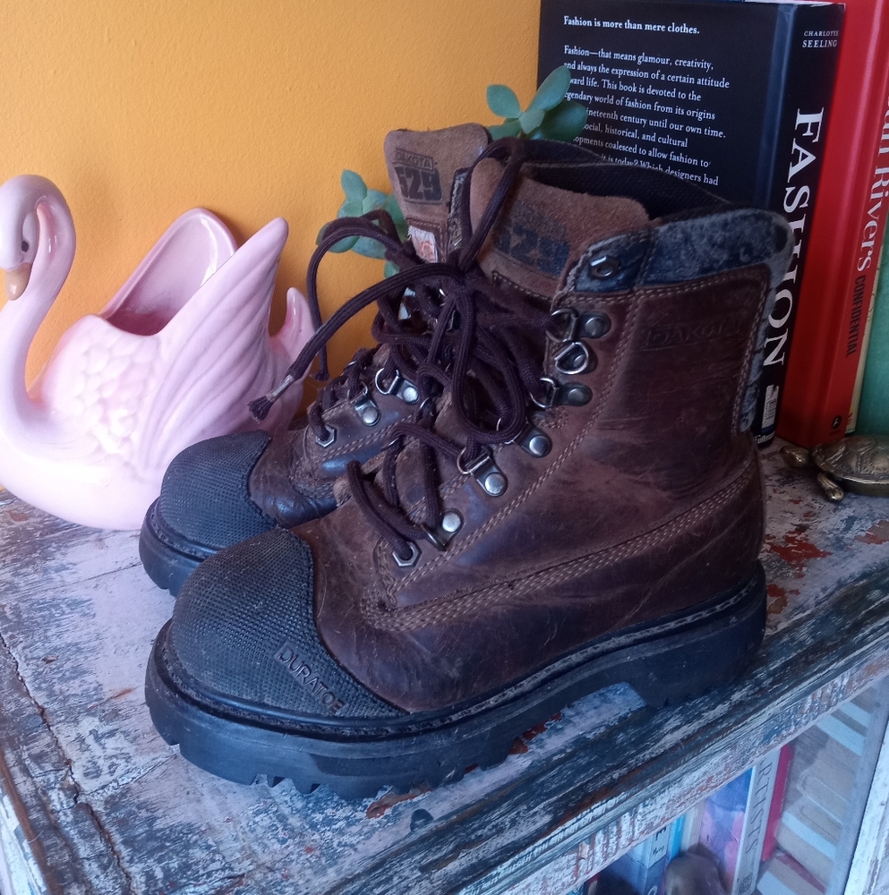 Dakota Steel Toe Industrial Leather Boots